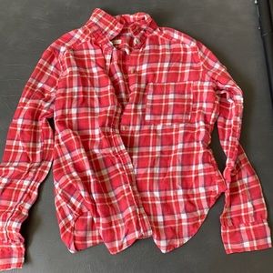 Hollister plaid shirt